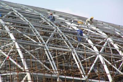 球形網架的施工安裝這些細節工程人員要知曉